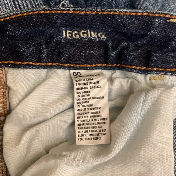 AMERICAN EAGLE 00 Distressed Jegging - Picture 4 of 5